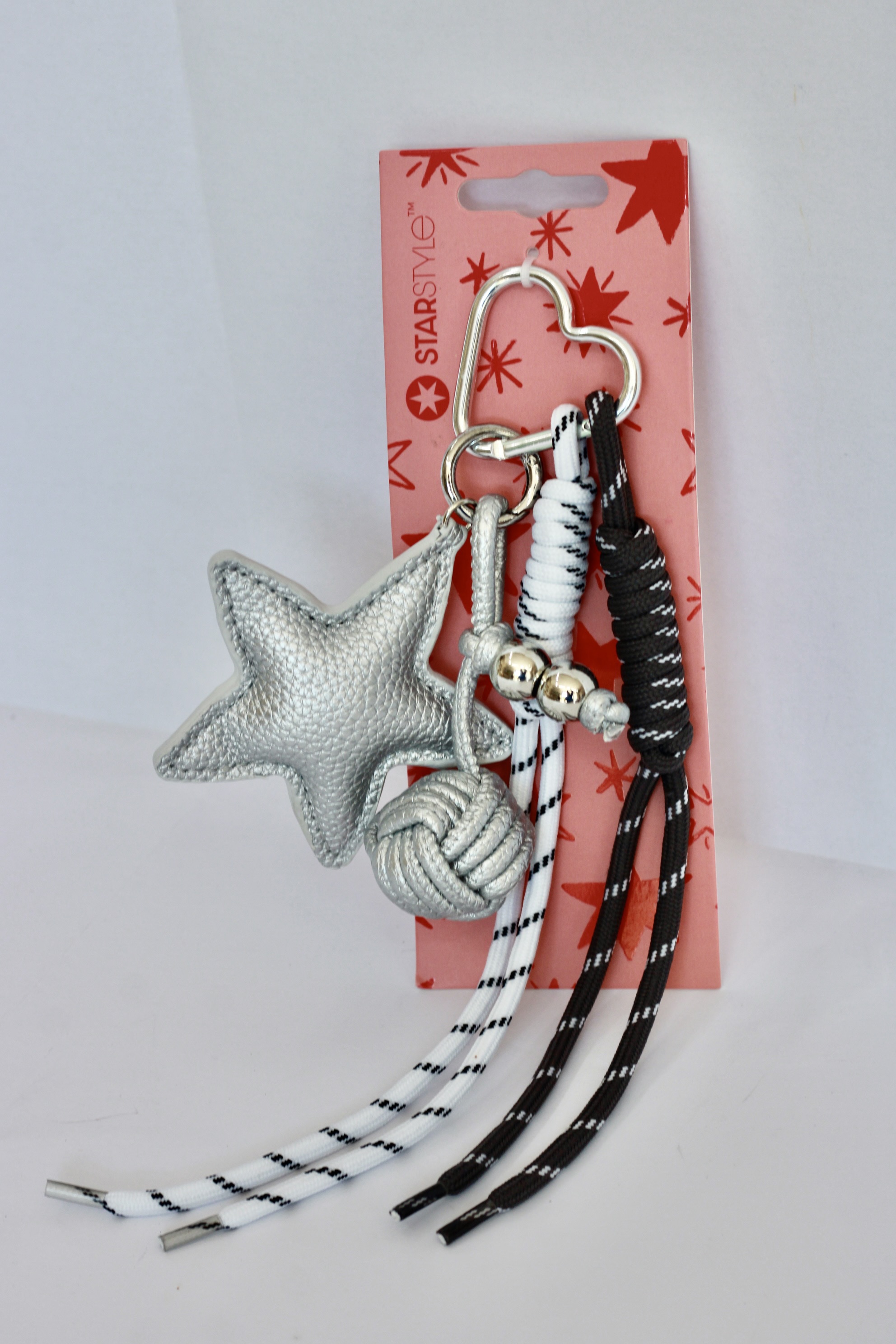 PORTACHIAVI MARCA STARSTYLE CON STELLA E CIONDOL IN CORDA