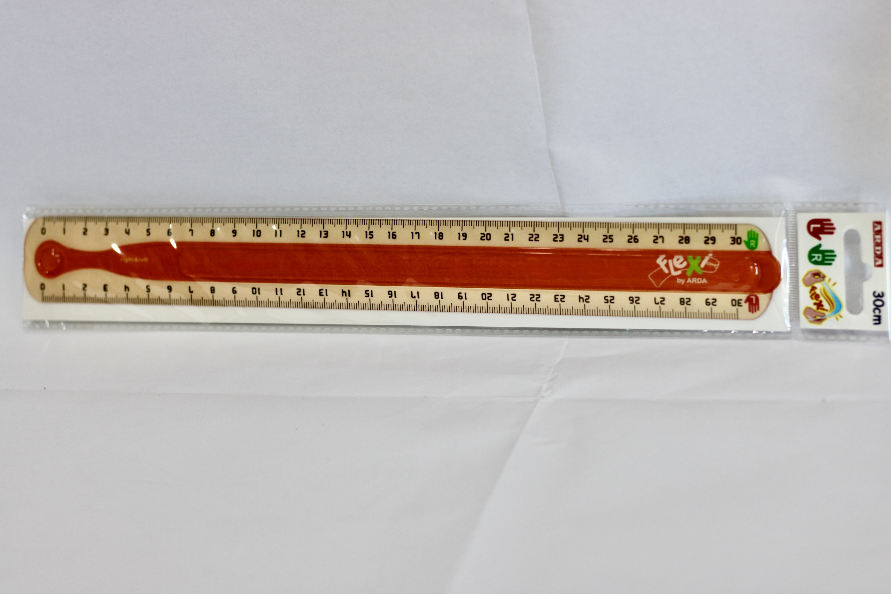 RIGHELLO FLESSIBILE COLORE ROSSO MARCA ARDA