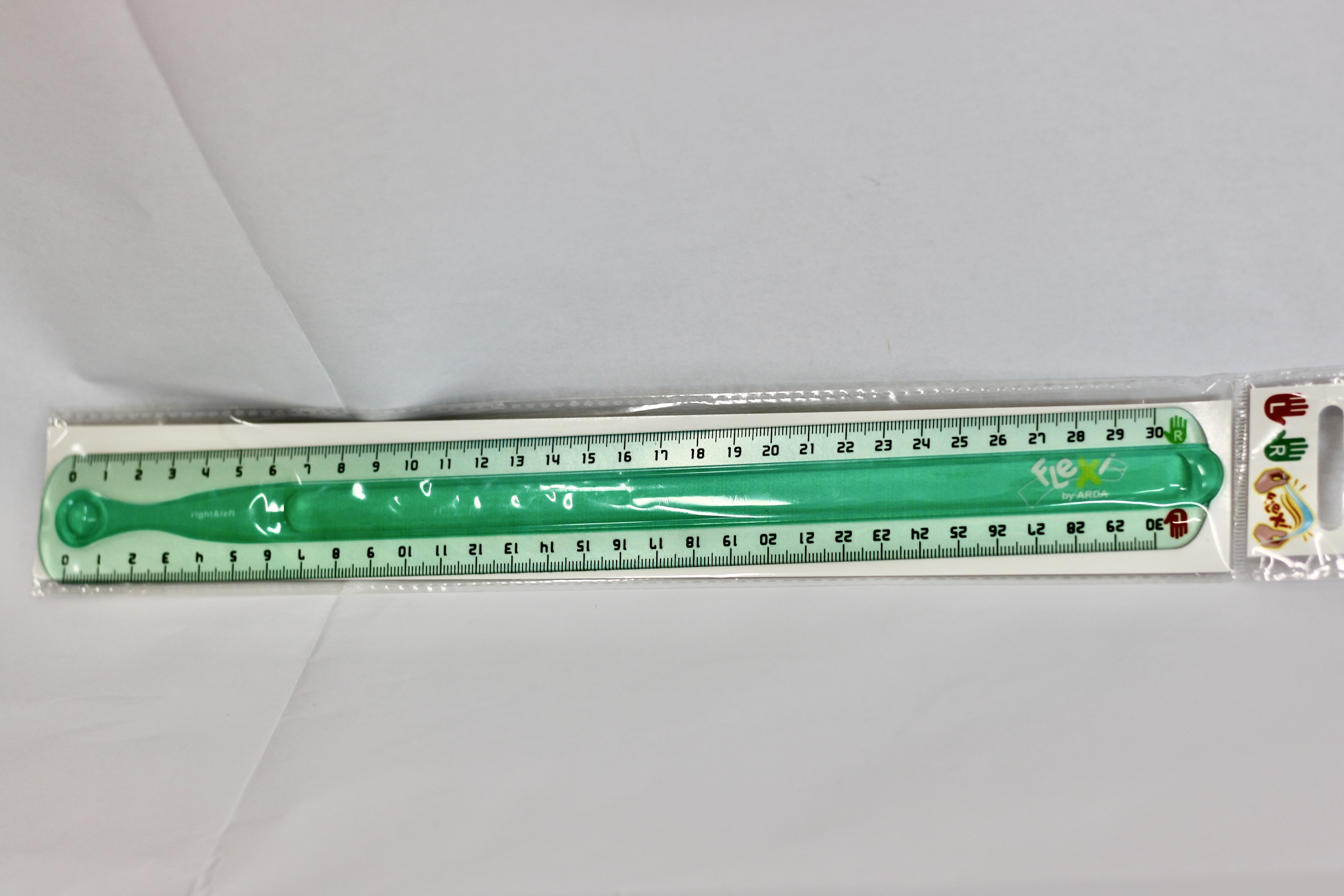 RIGHELLO FLESSIBILE, COLORE AZZURO/ VERDE ACQUA, MARCA ARDA