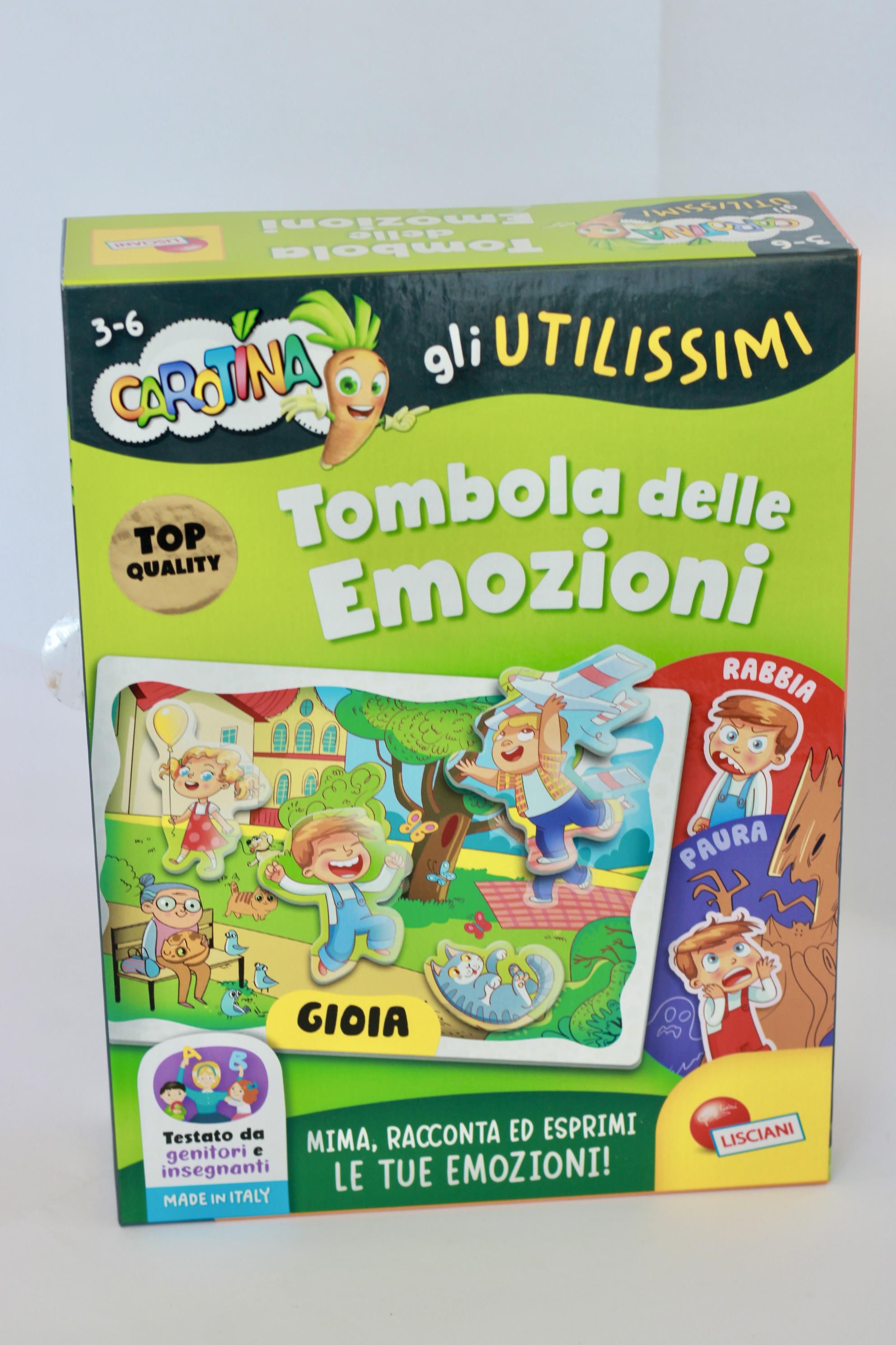GIOCO MARCA LISCIANI, TOMBOLA DELLE EMOZIONI