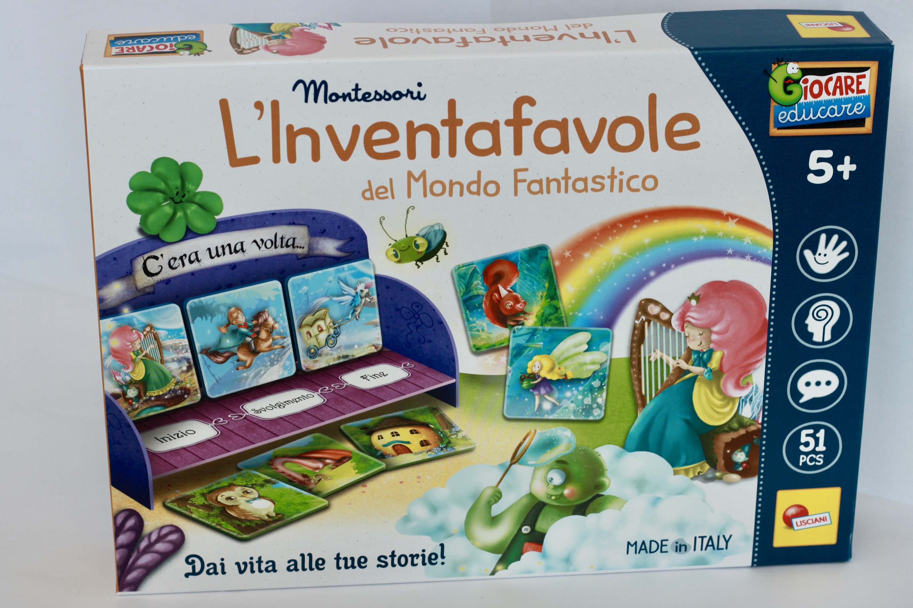 GIOCO MARCA LISCIANI, MONTESSORI, L'INVENTA FAVOLE DEL MONDO FANTASTICO