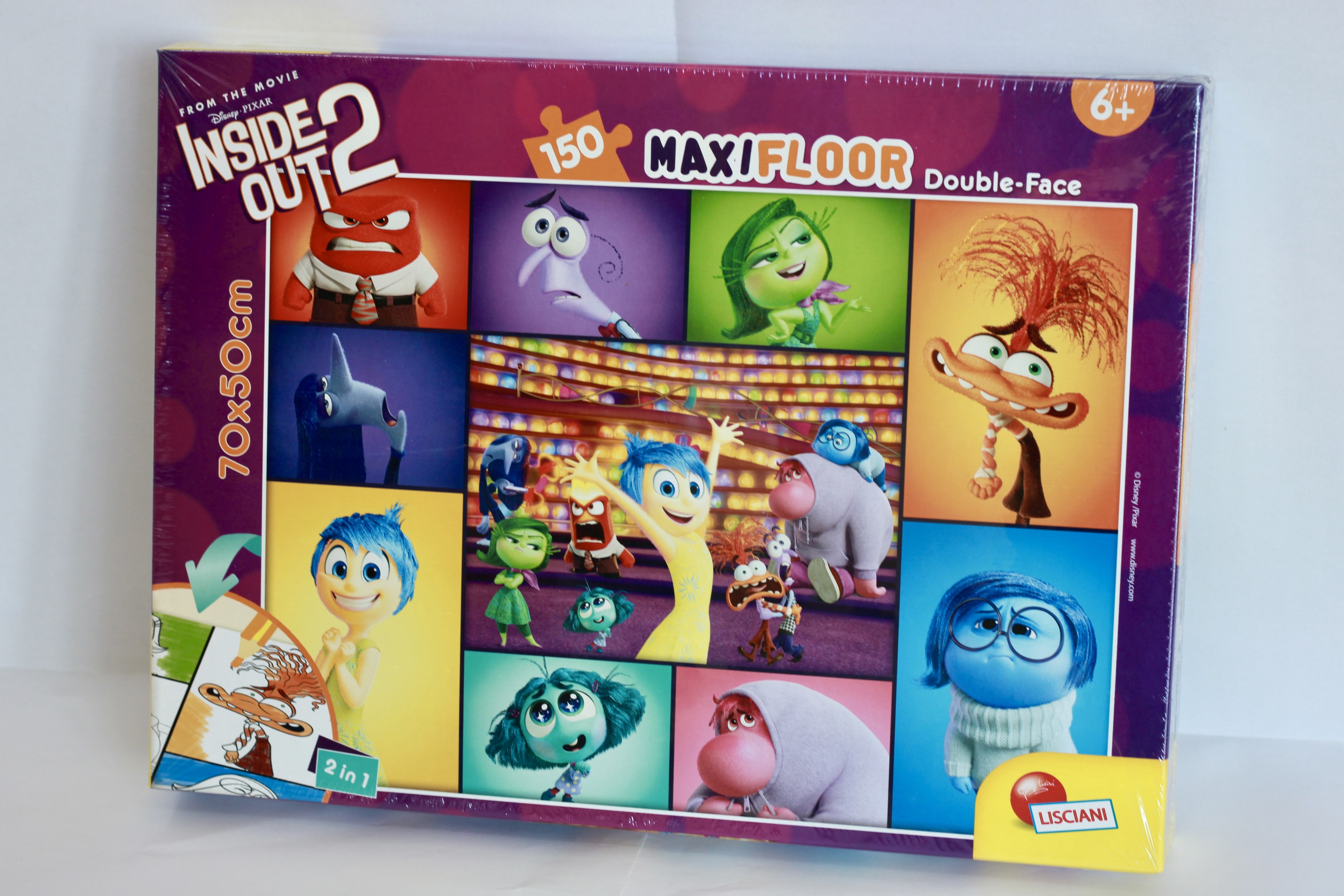 GIOCO LISCIANI PUZZLE INSIDE OUT 2 DOUBLE FACE