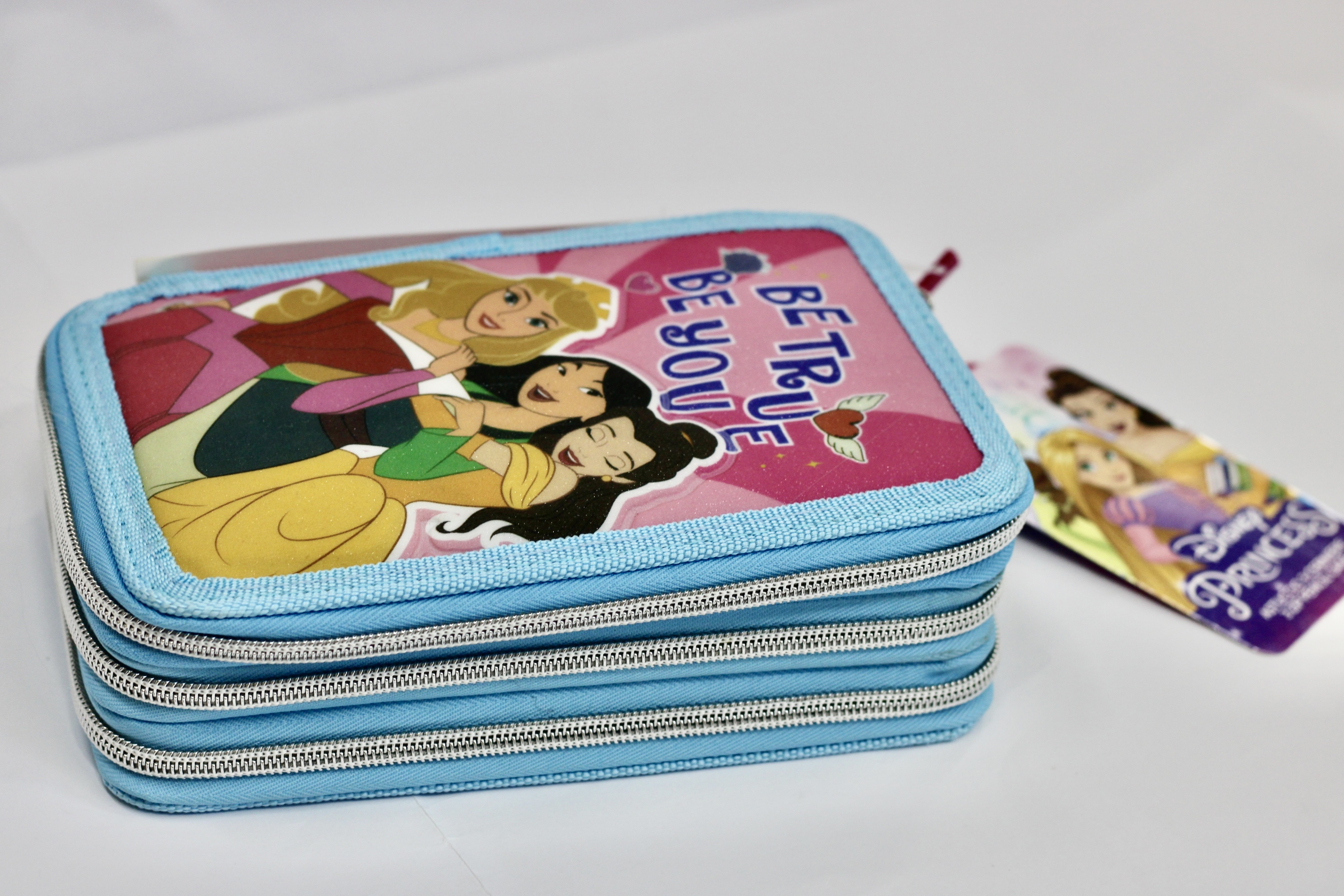 ASTUCCIO 3 ZIP PRINCIPESSE DISNEY