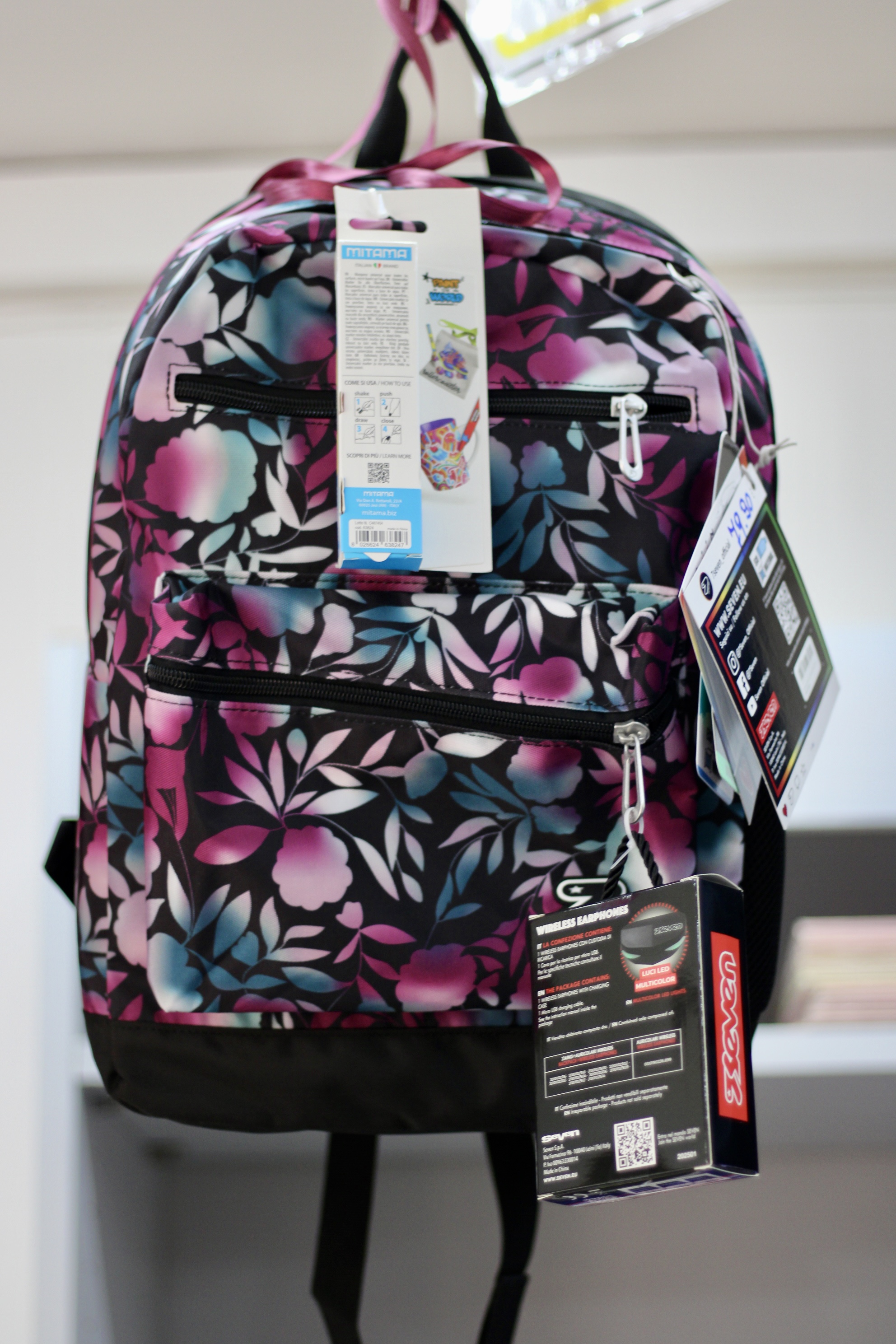 ZAINO SEVEN FLOREALE