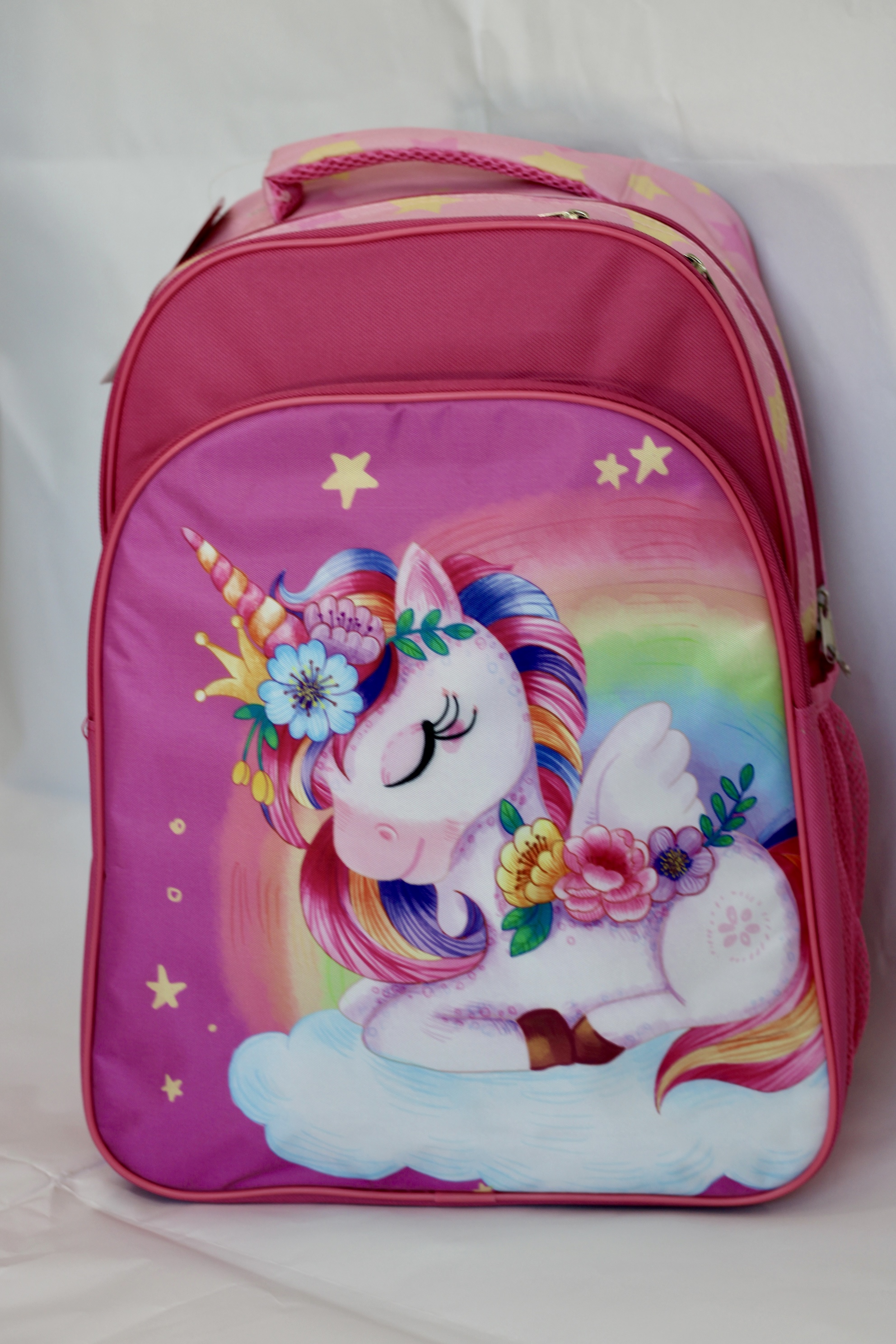 ZAINO ROSA CON UNICORNO