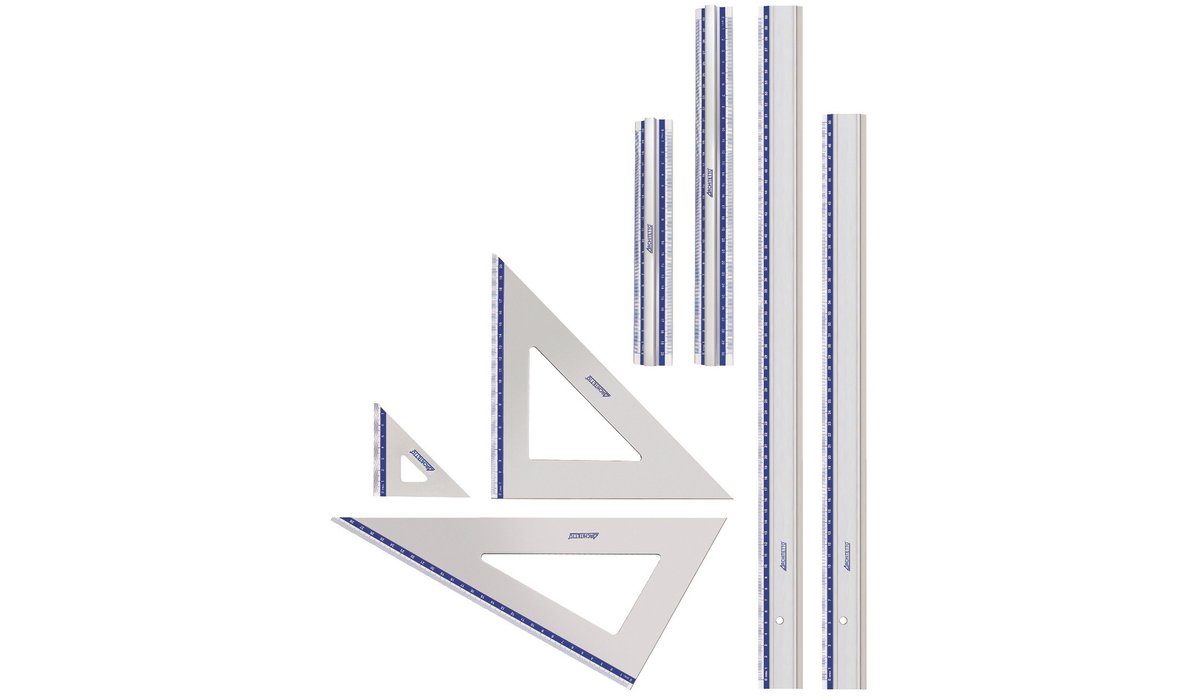 Righe e Squadre in metallo