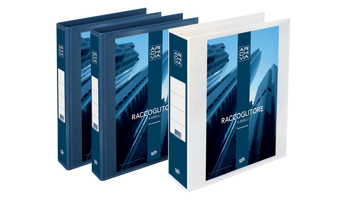 Cartella Raccoglitore 4 anelli personalizzabile