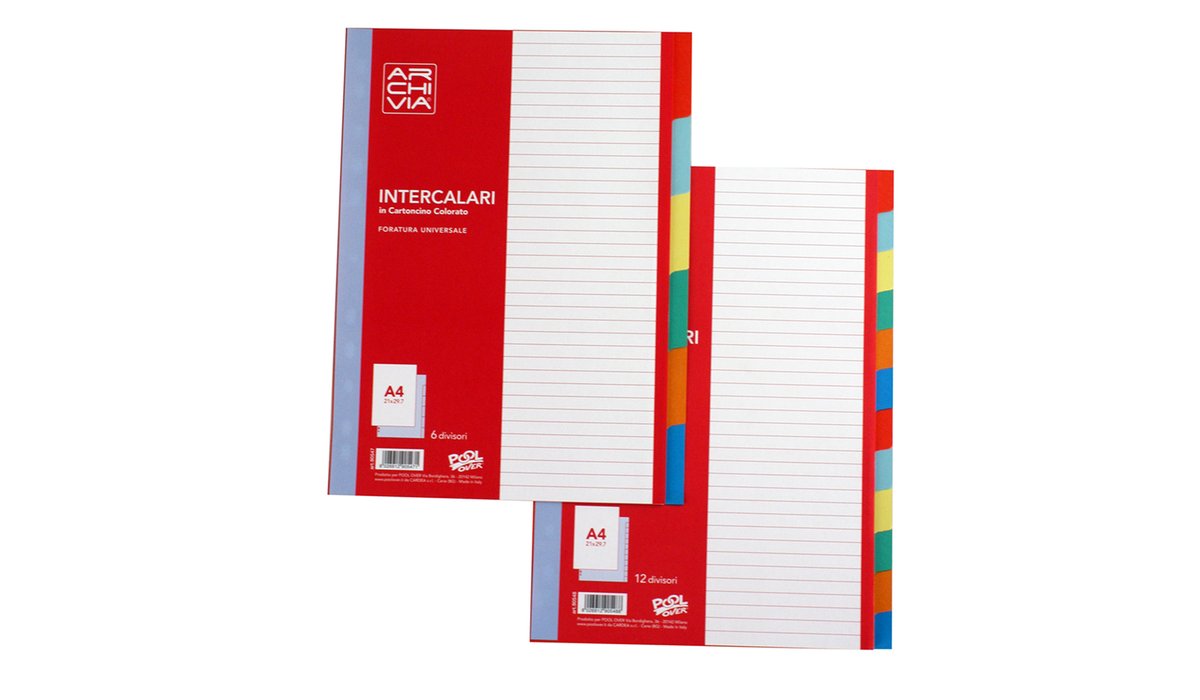 Divisori in cartoncino