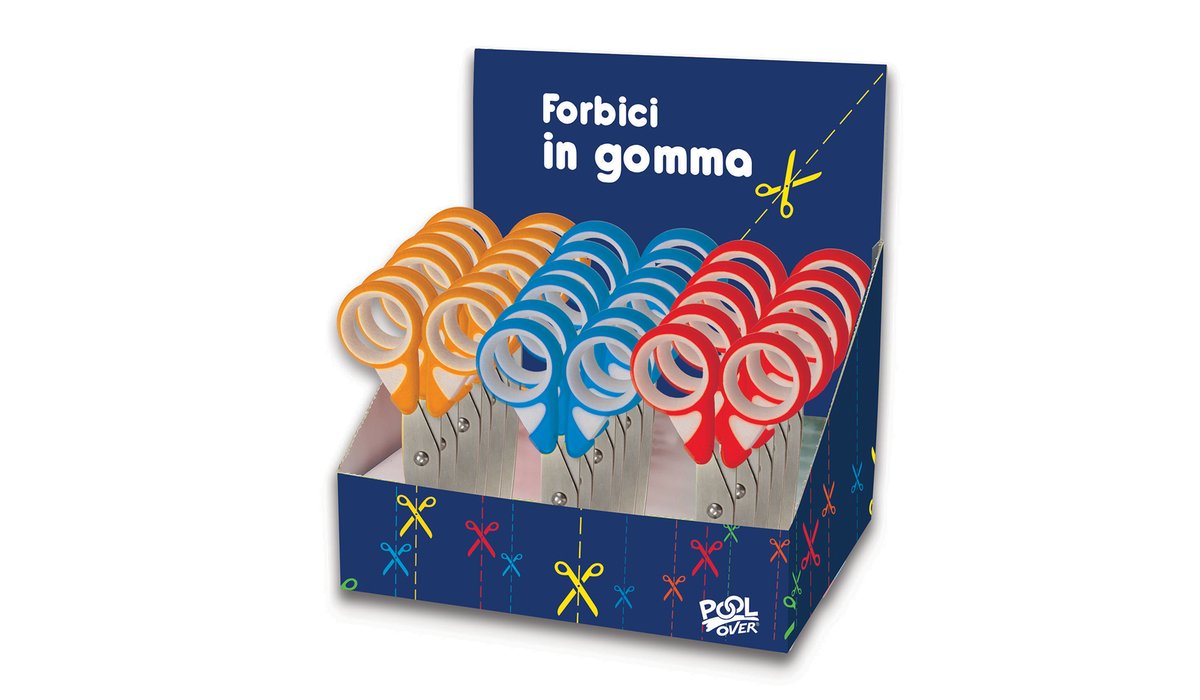 Forbici manici in gomma