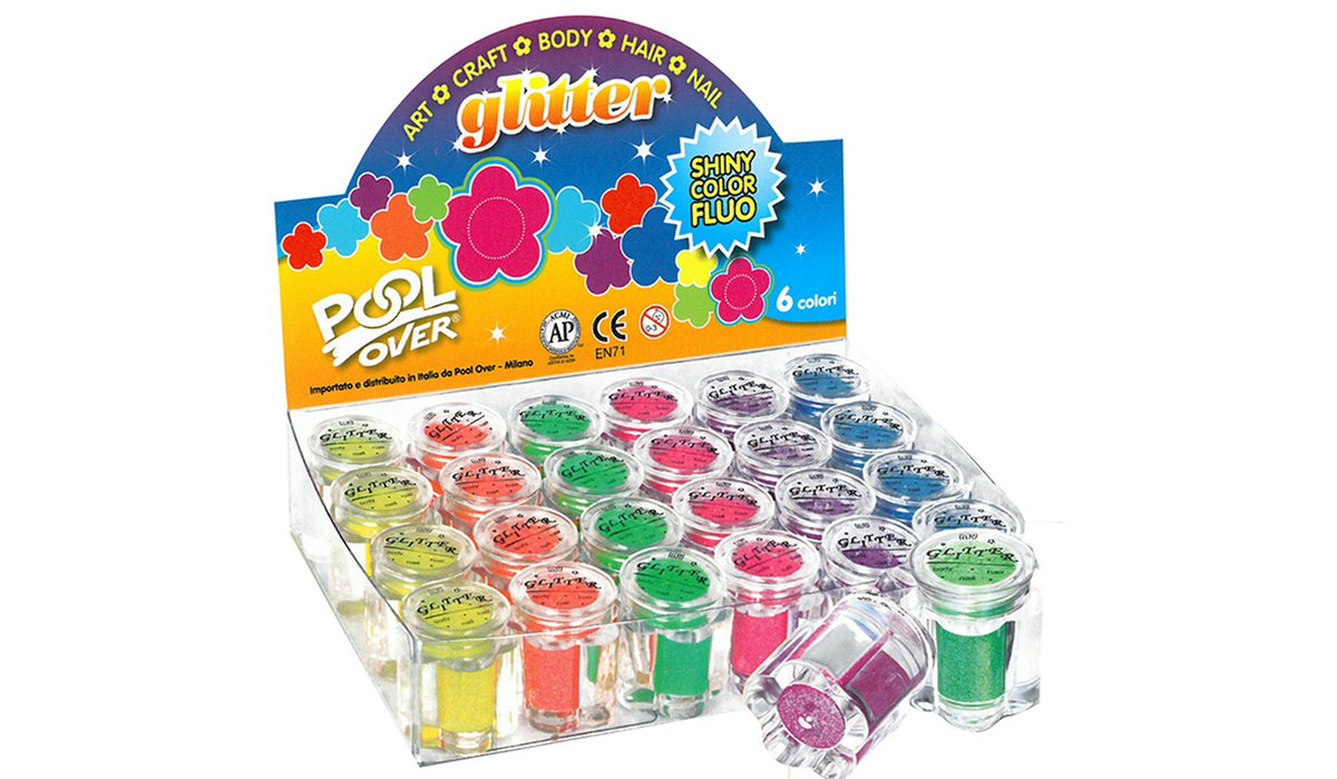 Porporina Glitter Flowers Fluo