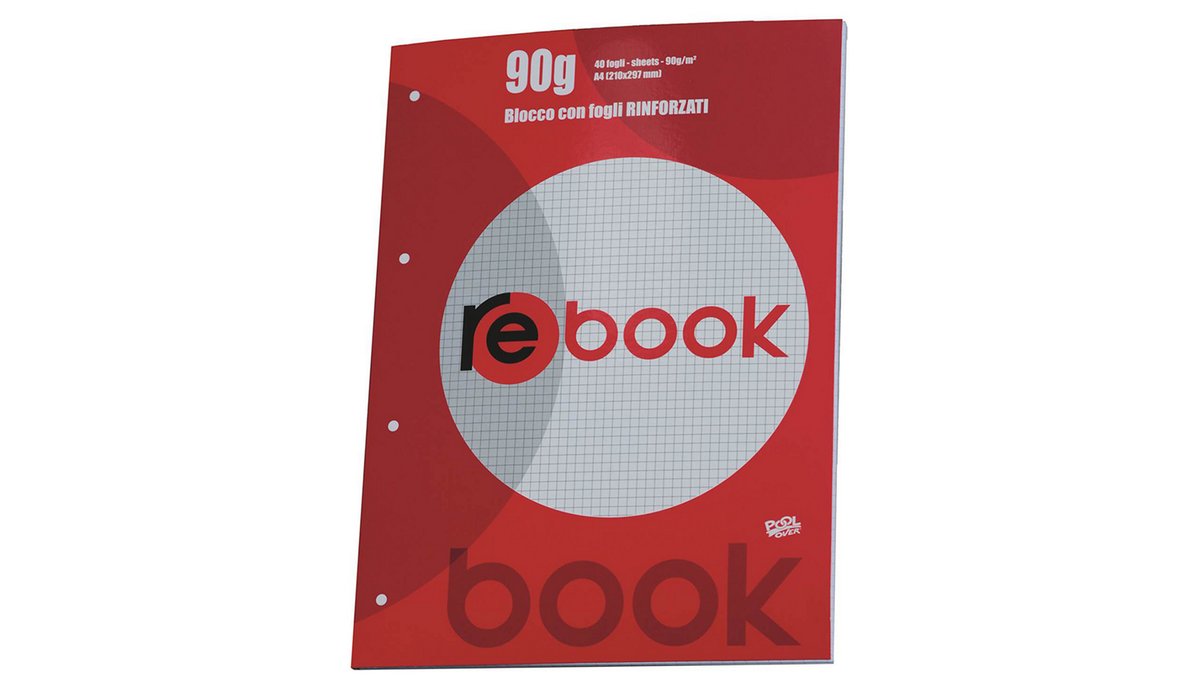 Blocco collato fogli rinforzati