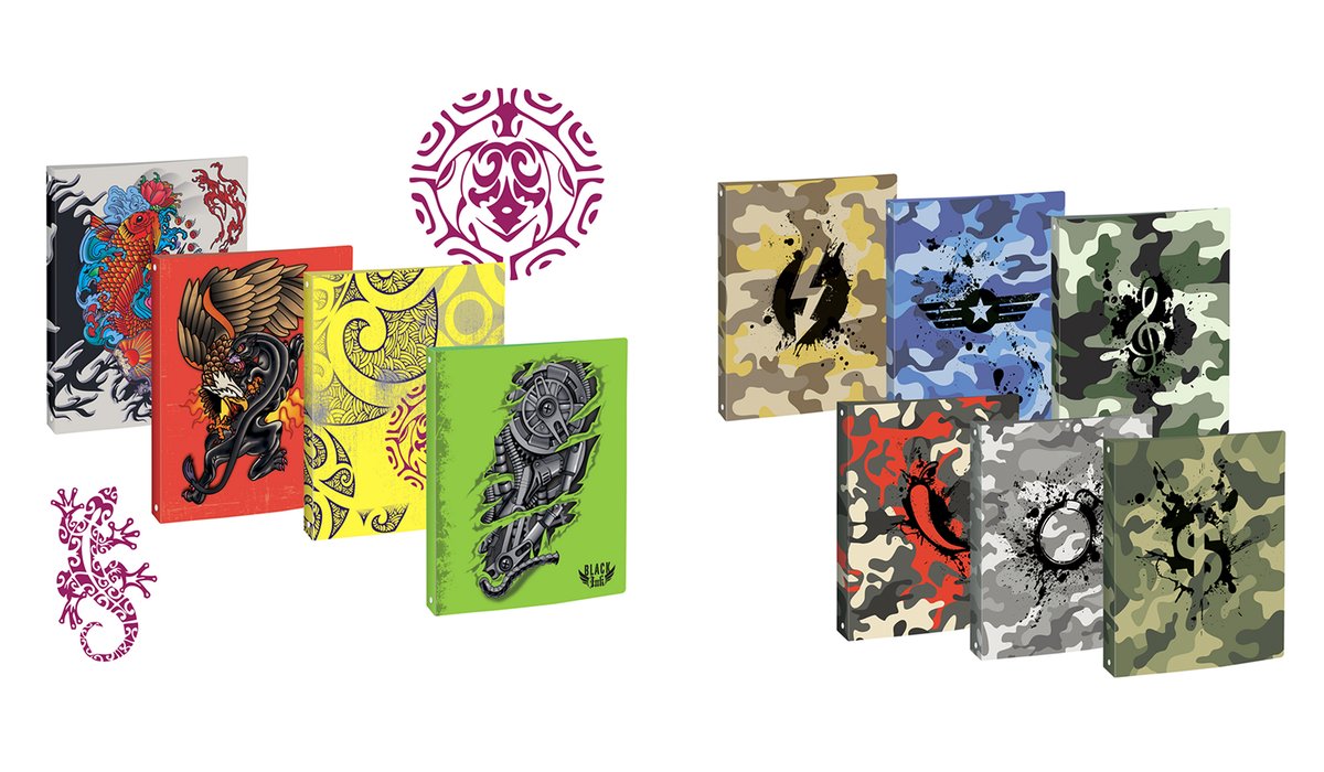 Raccoglitore ad anelli PPL fantasia