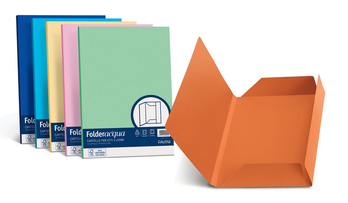 Cartelline per atti a 3 lembi