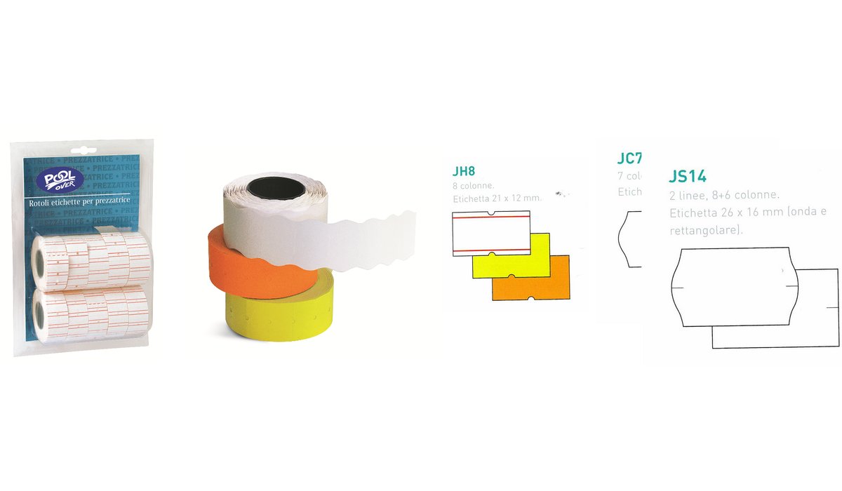 Etichette per prezzatrici