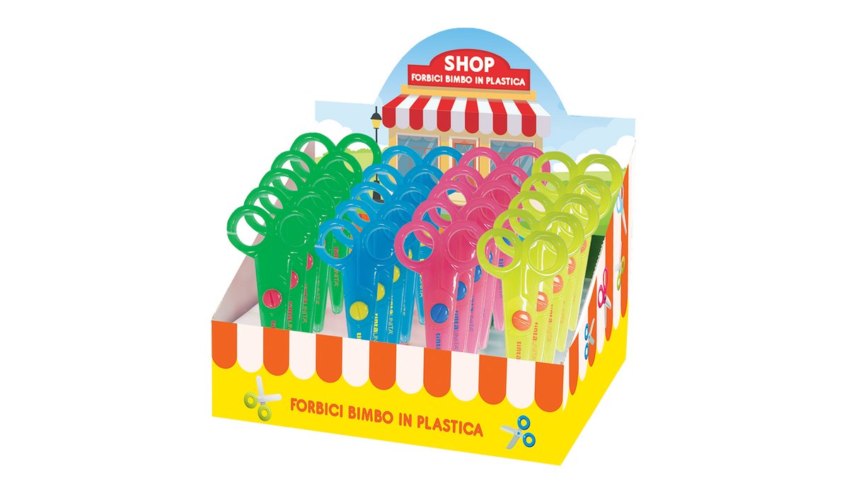 Forbici per bimbi in plastica