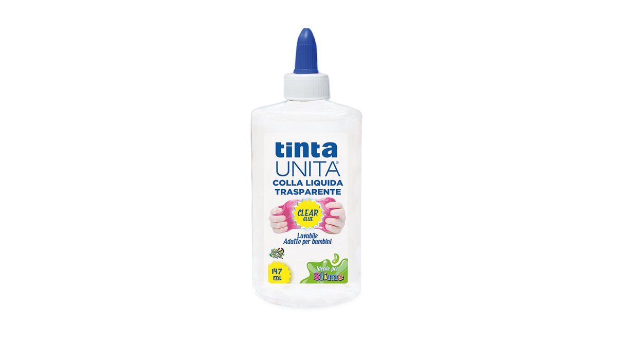 Colla Liquida Glitter Trasparente TintaUnita