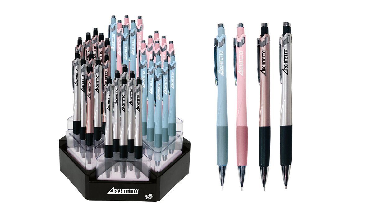 PortaMine 0,5mm 36pz Pastel/metal