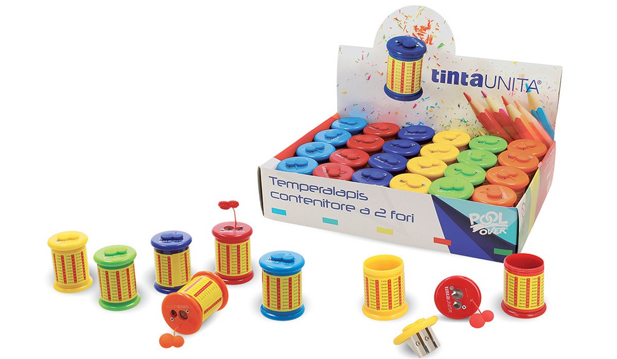 Temperamatite con tavola pitagorica