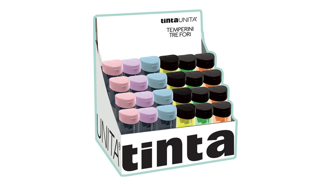 TemperaMatite 3Fori con contenitore pz24  Night&Day