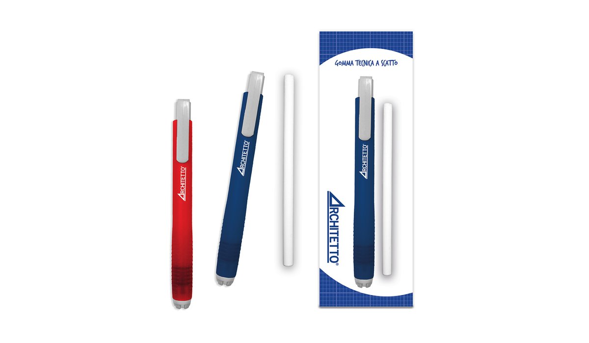 Gomma Architetto a scatto c/ricarica