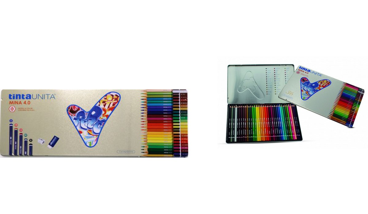 Pastello Legno MINA 4.0 Scatola Metallo