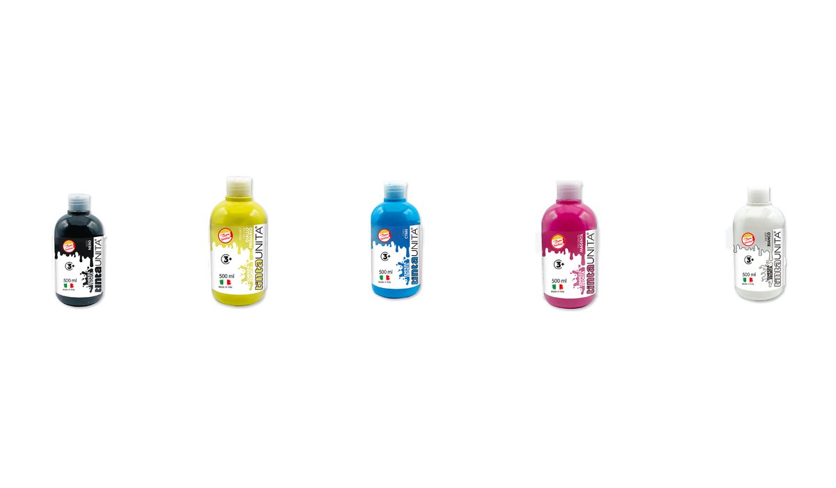 Tempera pronta 500ml. TintaUnita