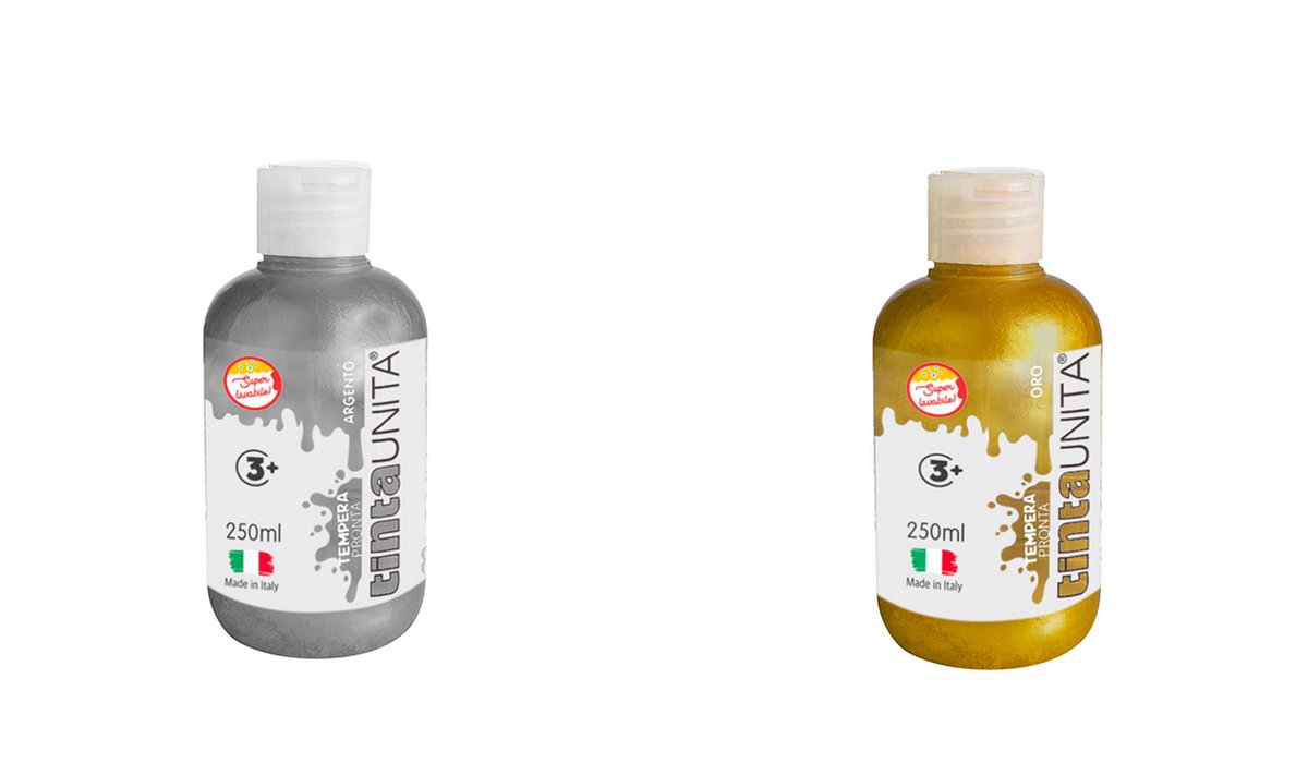 Tempera pronta 250ml. Tintaunita