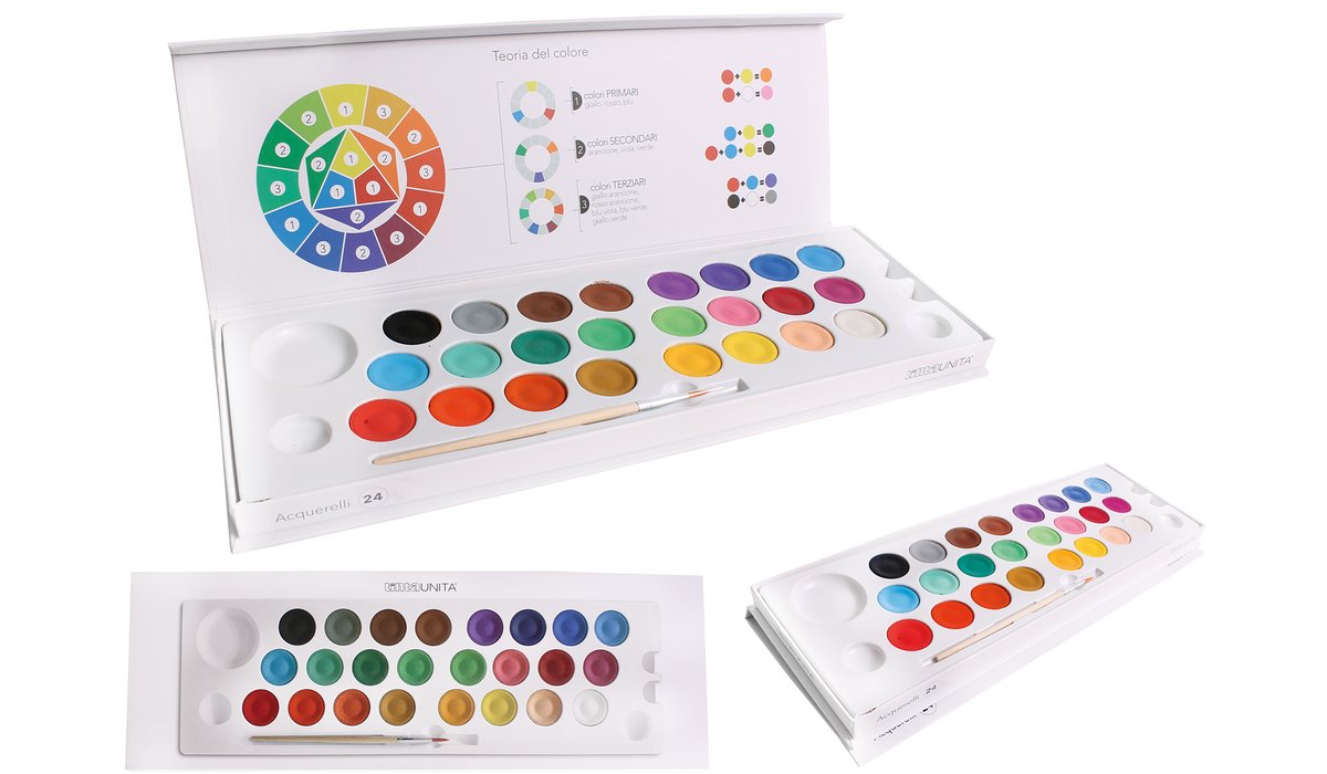 Acquerelli da 24pz magnetic box