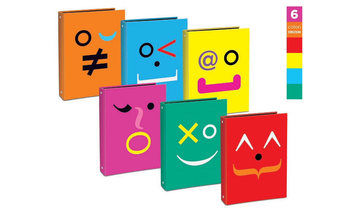 Raccoglitore ad anelli in PPL FACES