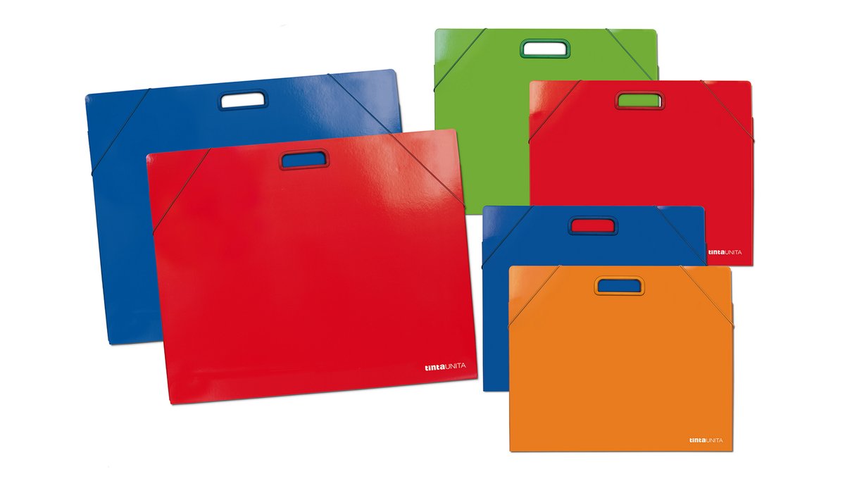 Cartella portadisegni con maniglia