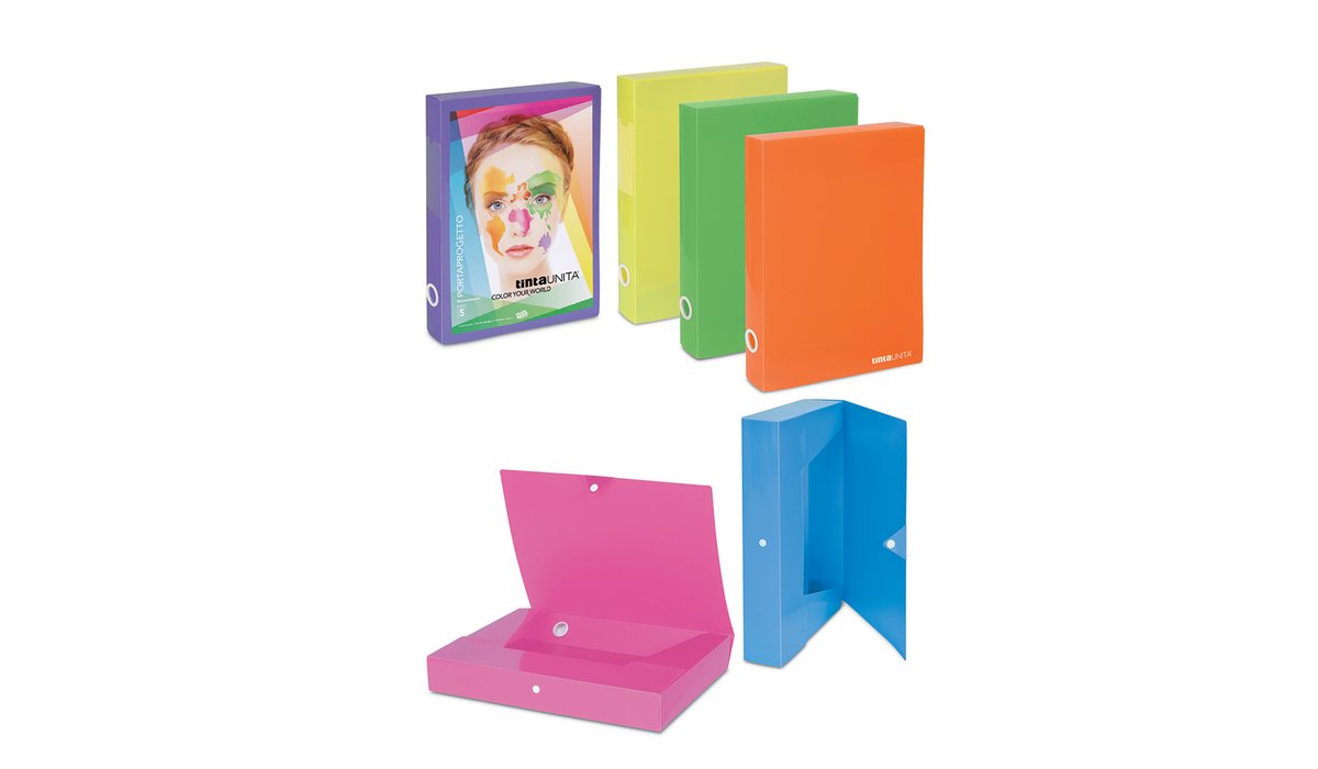 Cartella Portaprogetto in PPL Neon