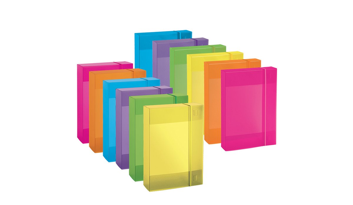 Cartella a 3 lembi TINTAUNITA in PPL con dorso