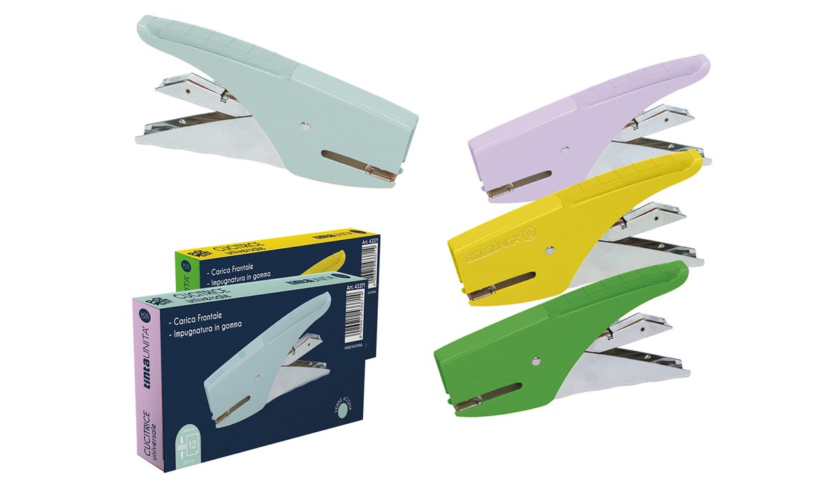 Cucitrice con impugnatura gommata