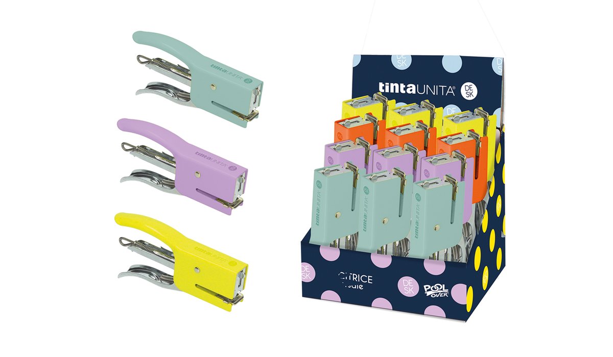 Cucitrice mini fluo/pastel